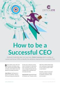 How To Be A Successful Ceo